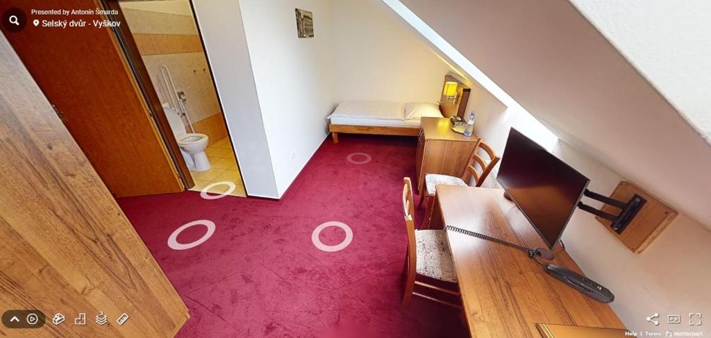 Posezení v ubytování Hotel Selsky Dvur