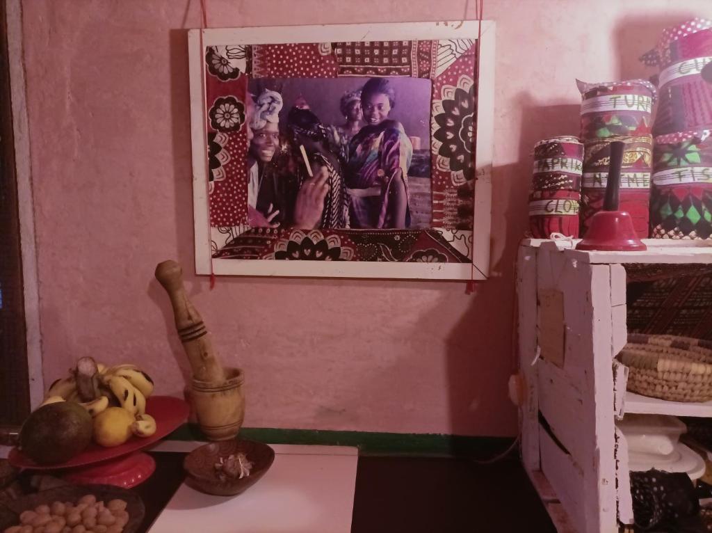 Kuchyň nebo kuchyňský kout v ubytování Mamarasta