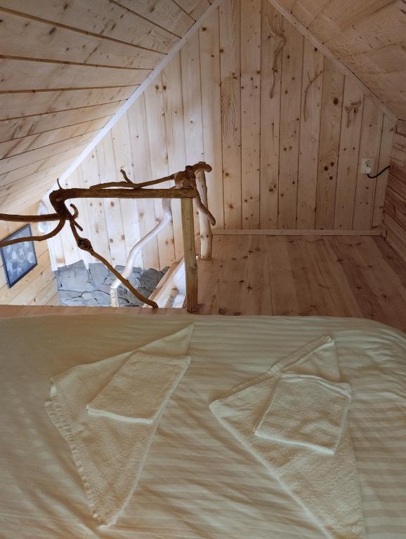 Postel nebo postele na pokoji v ubytování To Lem Ande
