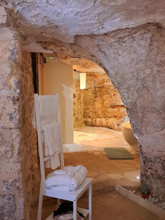Postel nebo postele na pokoji v ubytování Ai cento scalini