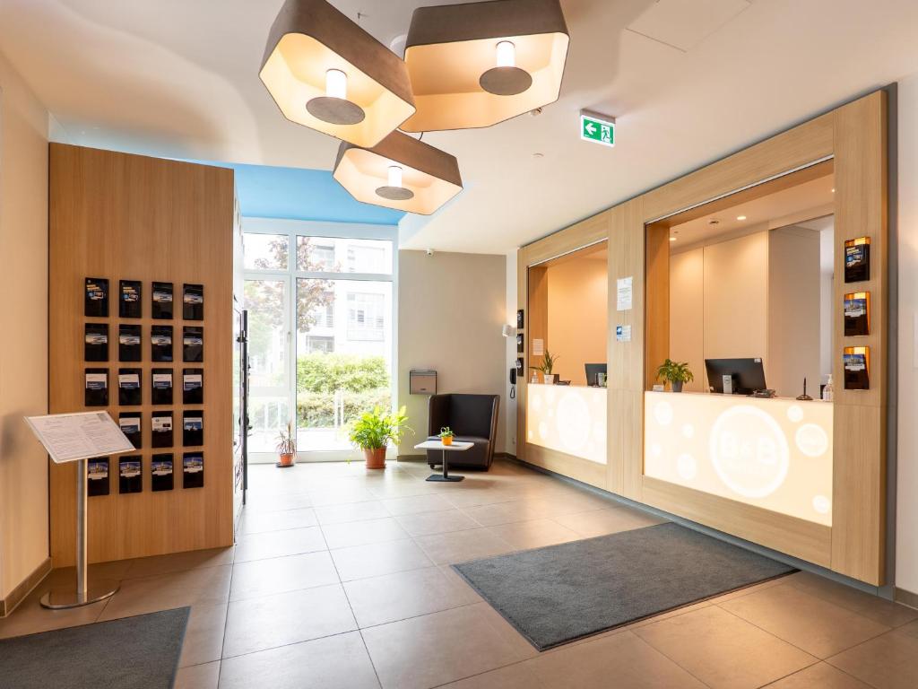 Vstupní hala nebo recepce v ubytování B&B Hotel Stuttgart-Airport/Messe