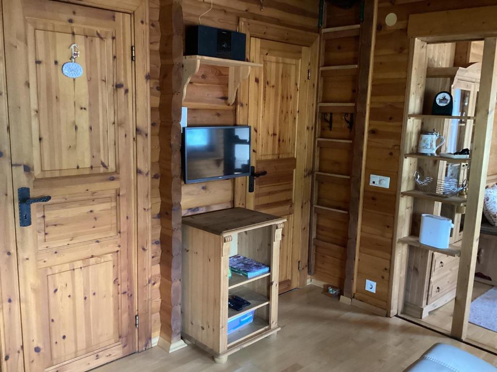 Kuchyň nebo kuchyňský kout v ubytování Chalet Spessart