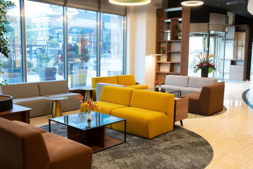 Χώρος καθιστικού στο Austria Trend Hotel Ljubljana