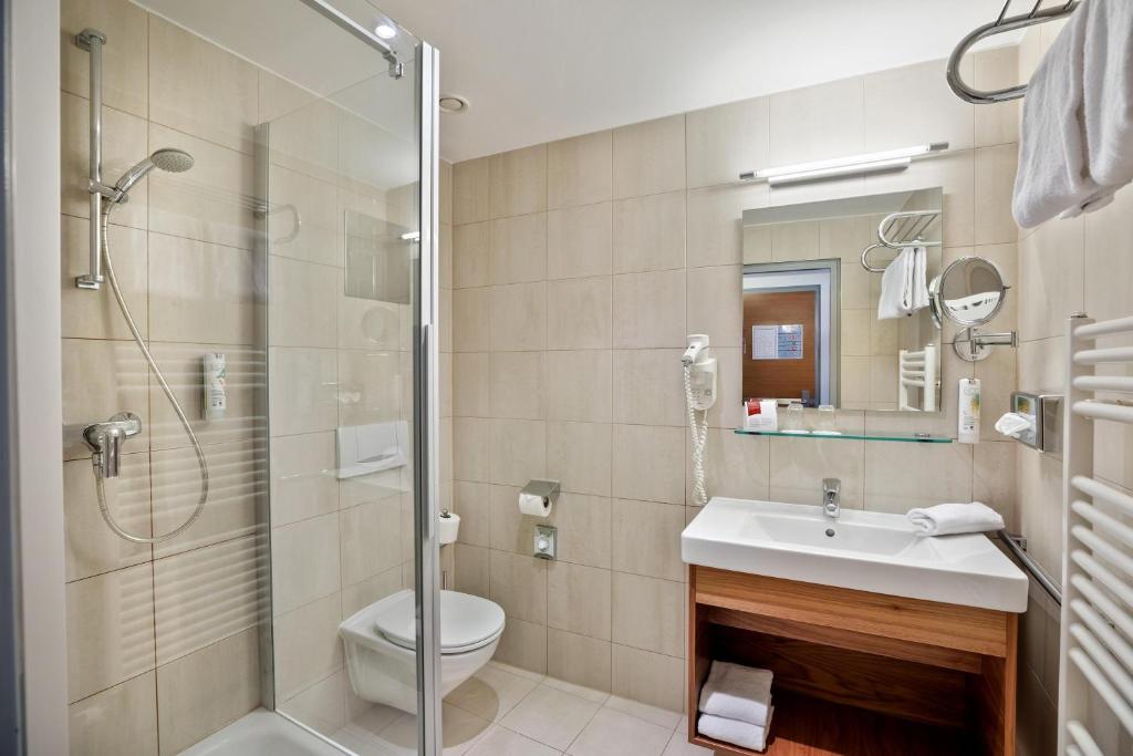 Koupelna v ubytování Austria Trend Hotel Anatol Wien