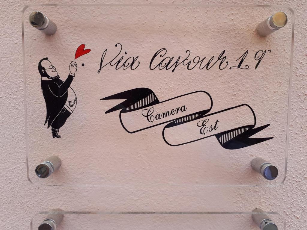 Certifikát, hodnocení, plakát nebo jiný dokument vystavený v ubytování Via Cavour 19, Camere del Conte