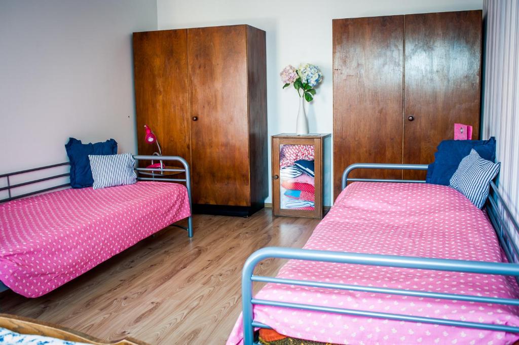 Voodi või voodid majutusasutuse Apartmány Batelov toas
