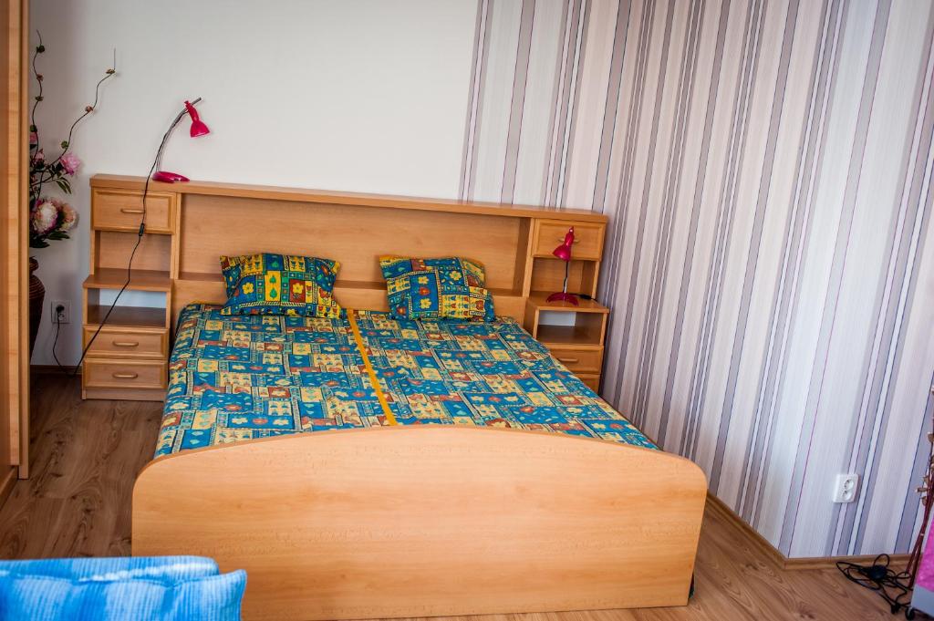 Voodi või voodid majutusasutuse Apartmány Batelov toas