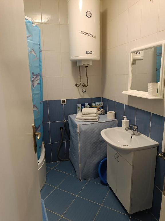 Koupelna v ubytování Apartman Mima
