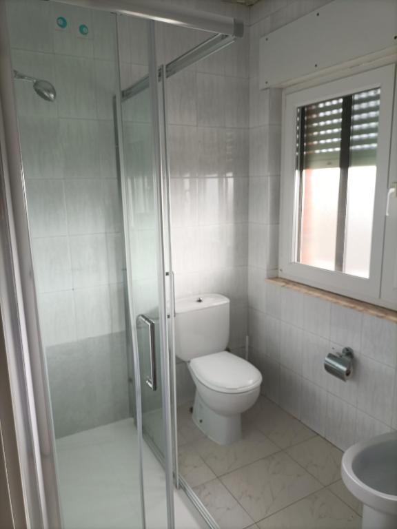 Koupelna v ubytování HOSTAL ALTO PÁRAMO