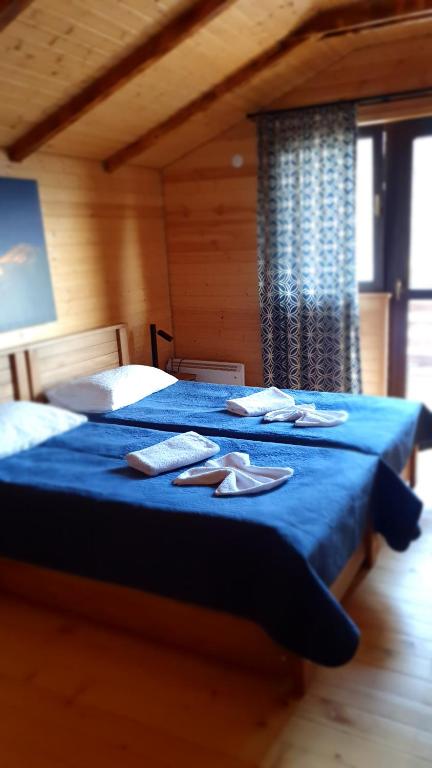 Postel nebo postele na pokoji v ubytování Villa Dabderr Mestia