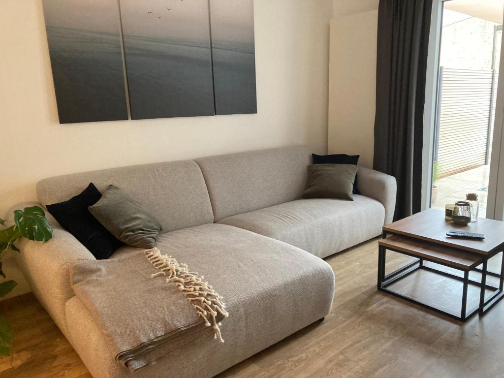 Posezení v ubytování EN PASSANT appartement