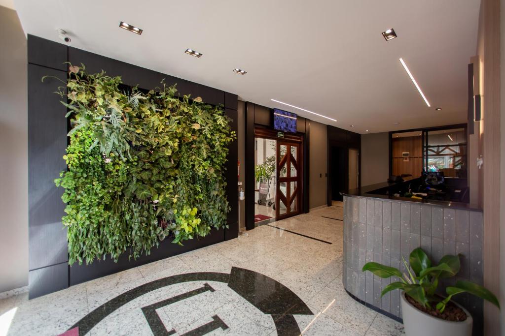 Vstupní hala nebo recepce v ubytování Luz Hotel Pato Branco