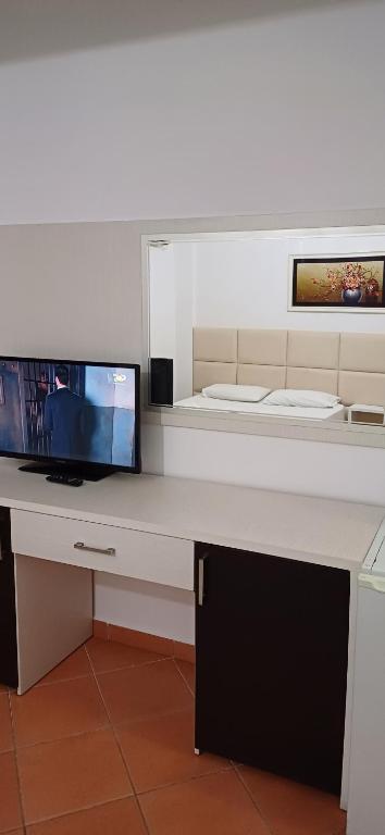 Kuchyň nebo kuchyňský kout v ubytování Hotel Lepenica