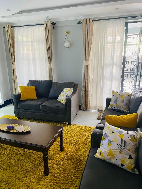 Posezení v ubytování SR Apartments Milimani, Kisumu