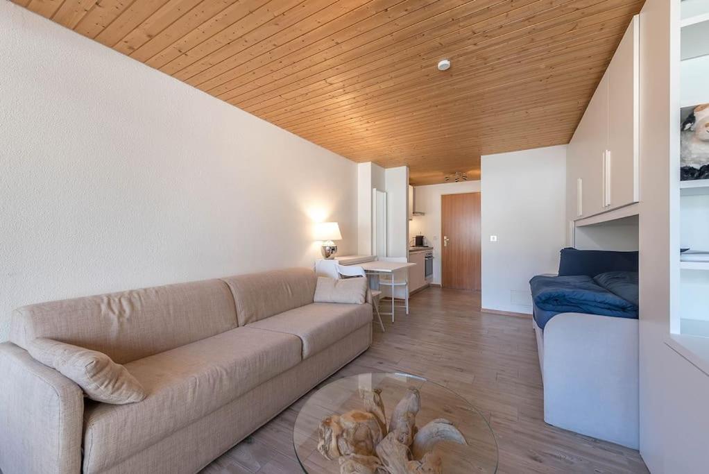 Posezení v ubytování Studio centralissimo a St. Moritz