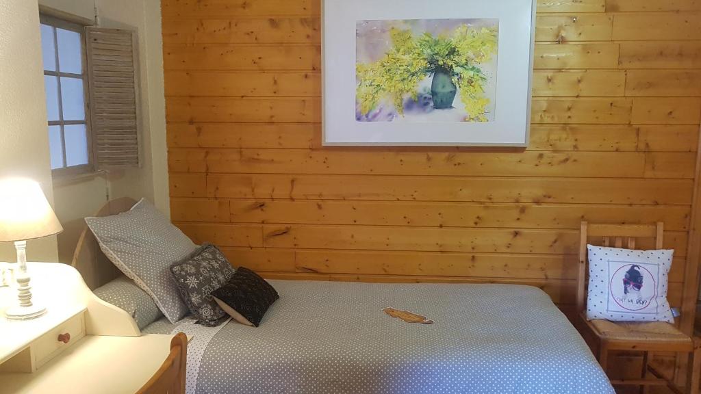 Postel nebo postele na pokoji v ubytování "La Coustille" Chambres et Table d'Hôtes