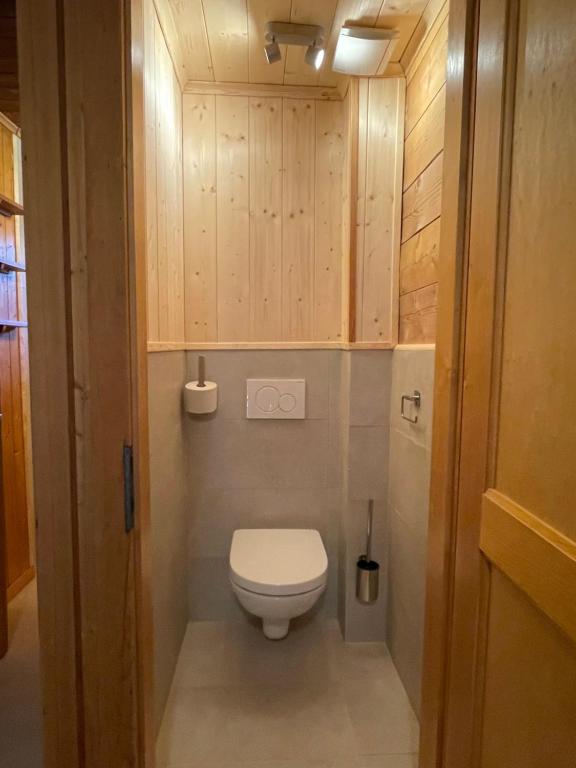 Koupelna v ubytování Chalet Singlinaz