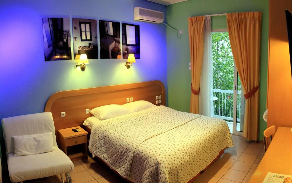 Postel nebo postele na pokoji v ubytování Hotel Segas