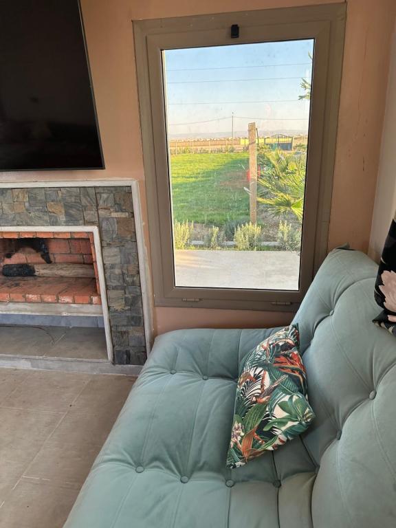 Posezení v ubytování Ferme Marsa