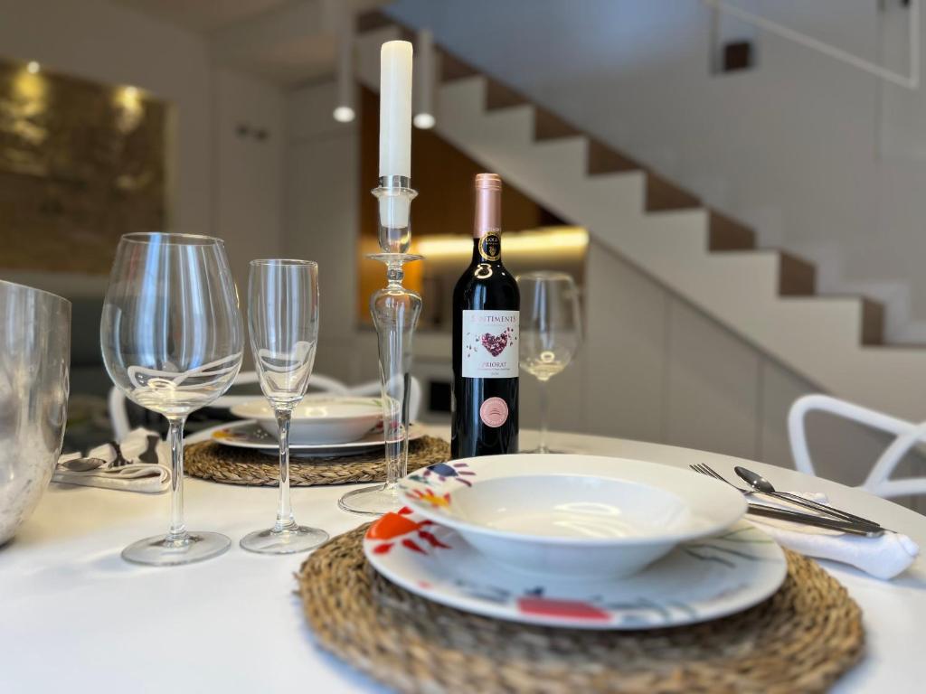 Nápoje v ubytování Casa Torre Hacho