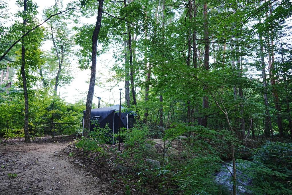 Zahrada ubytování Glamping Azumino BASE ポレキャン