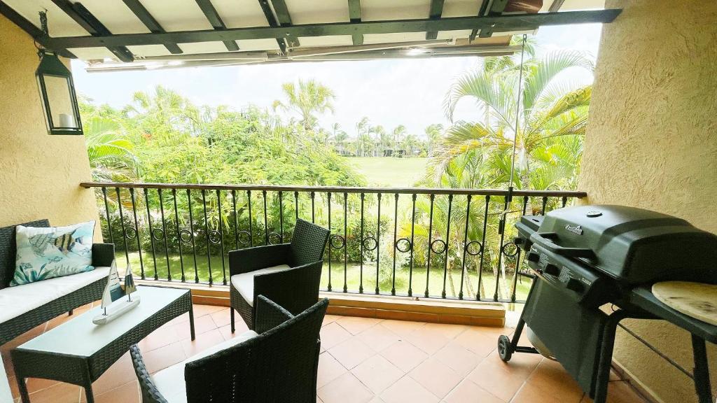Balkón nebo terasa v ubytování Cozy apartment Golf Course View in Punta Cana