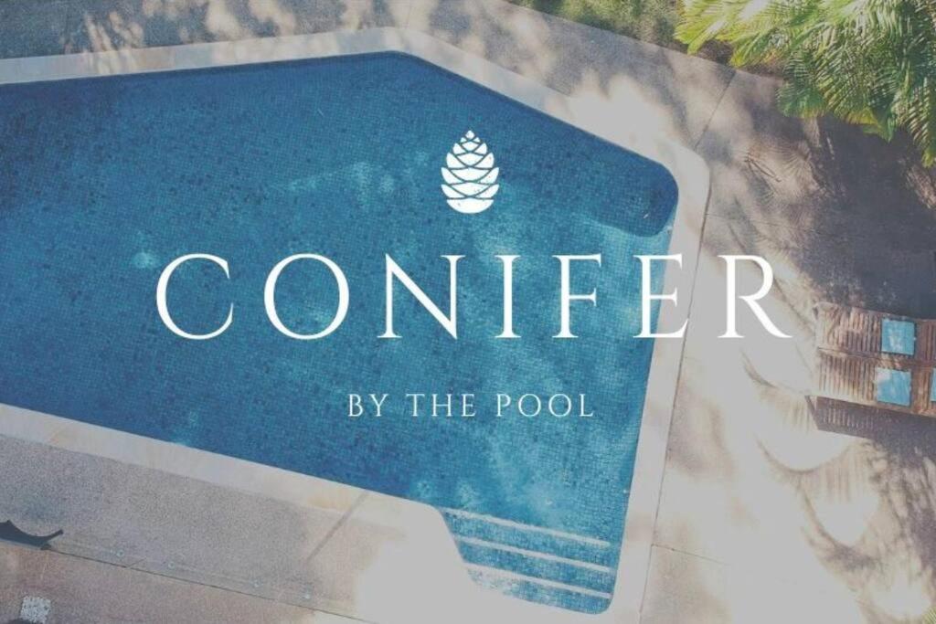un libro sobre una piscina con el título de resort en Conifer en Gold Coast