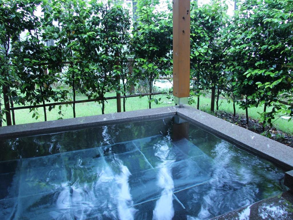 Zahrada ubytování Yamashitako Lodge