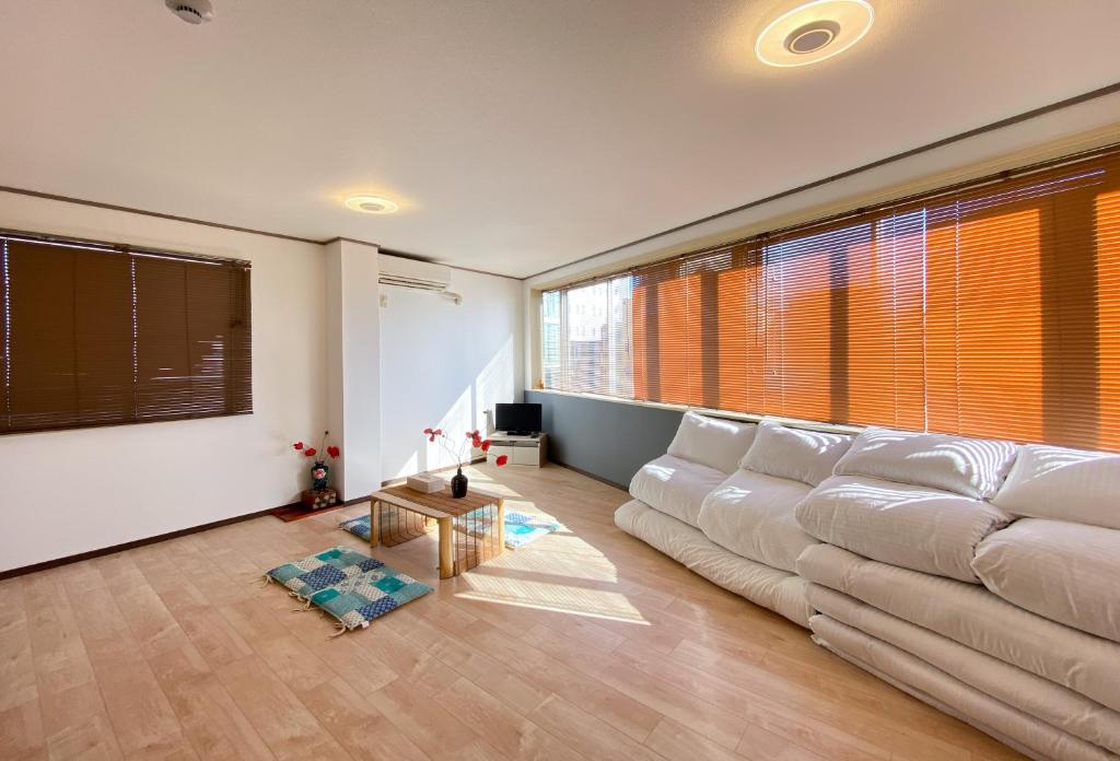Posezení v ubytování Uhome Mitomi Home 3F