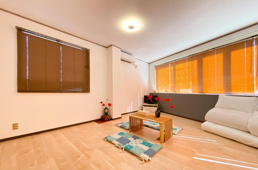 Posezení v ubytování Uhome Mitomi Home 3F