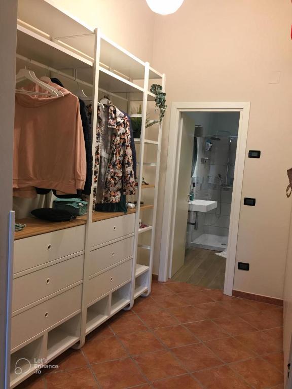 Koupelna v ubytování B&B Palazzo de "Il Nuovo Duca Minimo"