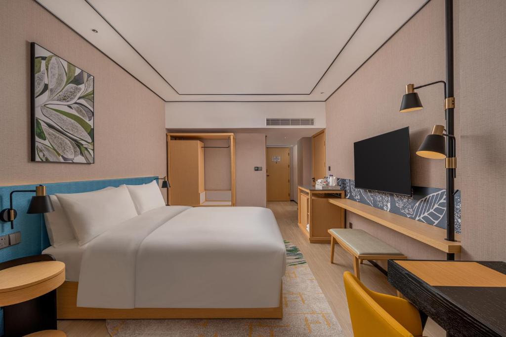 Hilton Garden Inn Guangzhou Airport Aerotropolis - Free shuttle to Airport - King Room - Mobilité Accessible