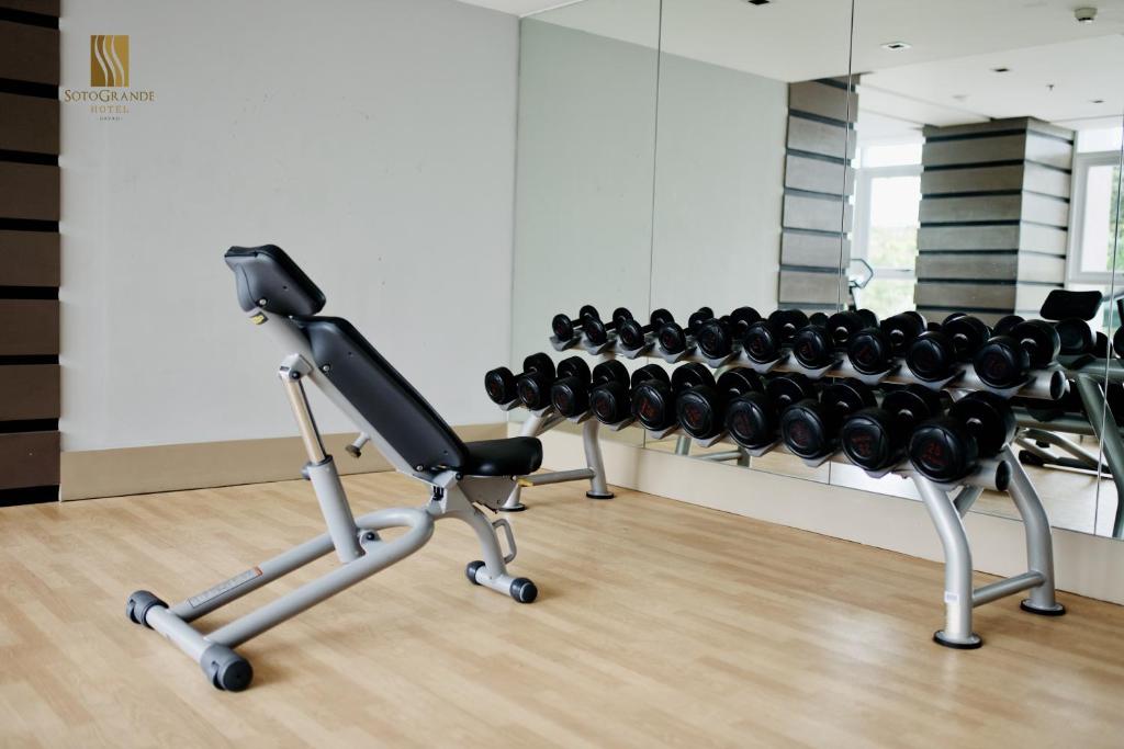 Fitness centrum a/nebo fitness zařízení v ubytování Sotogrande Davao Hotel