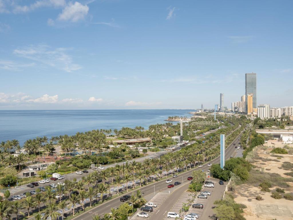 Sustainability certification Jeddah Hilton - エグゼクティブキングルーム 部分的な海の景色付き - ラウンジアクセス