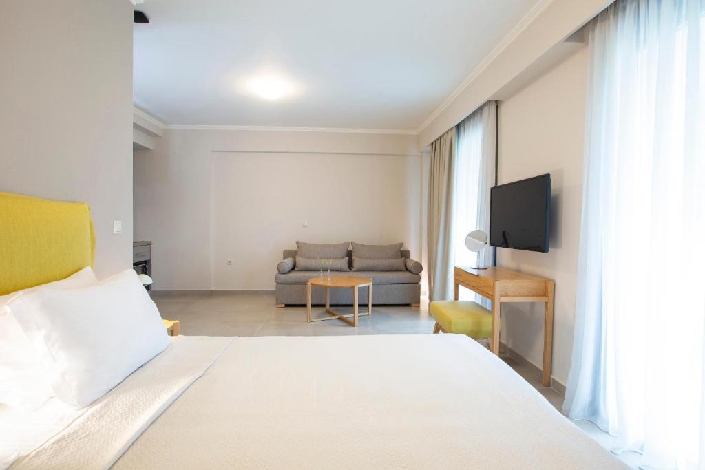 TV o dispositivi per l'intrattenimento presso Zisis Suites