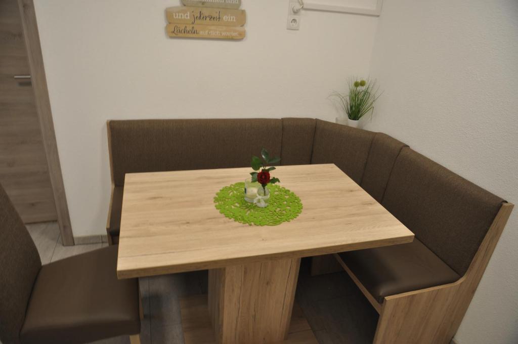 Posezení v ubytování Ferienwohnung Bärbel