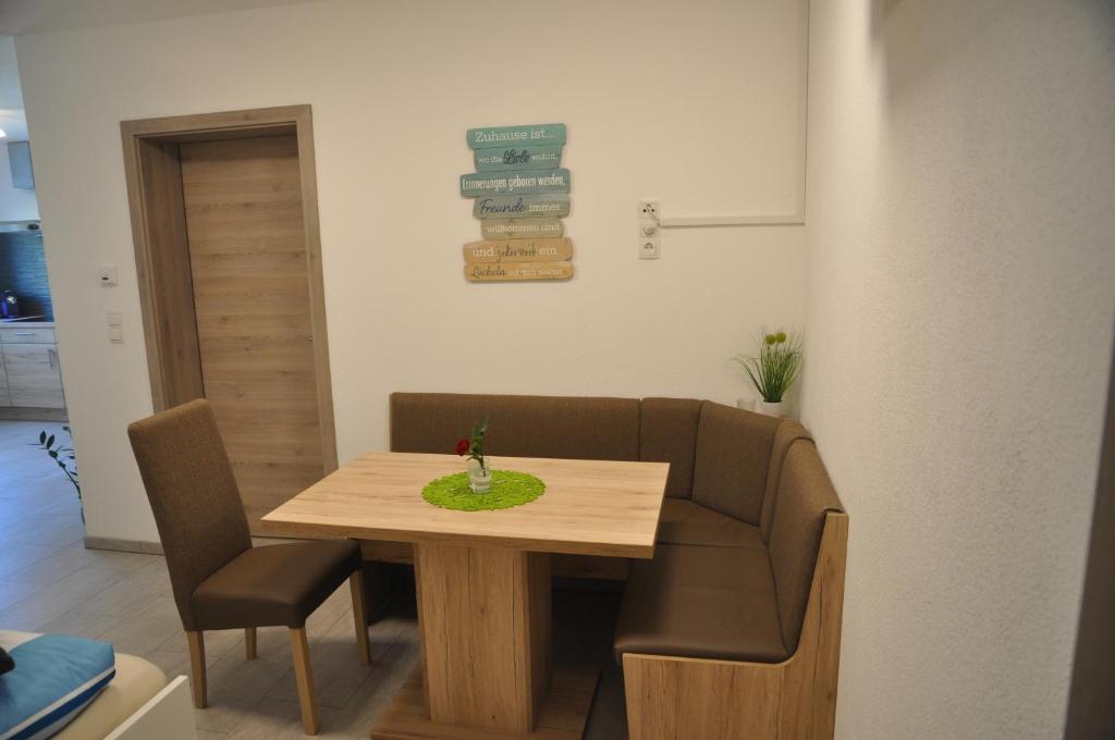 Posezení v ubytování Ferienwohnung Bärbel
