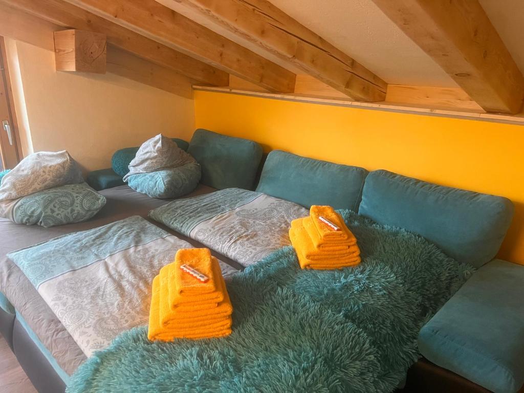 Postel nebo postele na pokoji v ubytování Apartment Villa Sonnegg