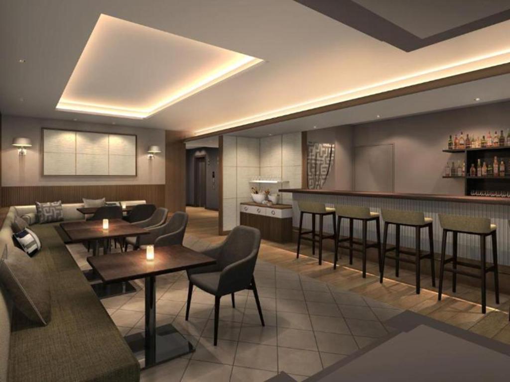 Posezení v ubytování Nest&Rise Osaka Namba Hotel