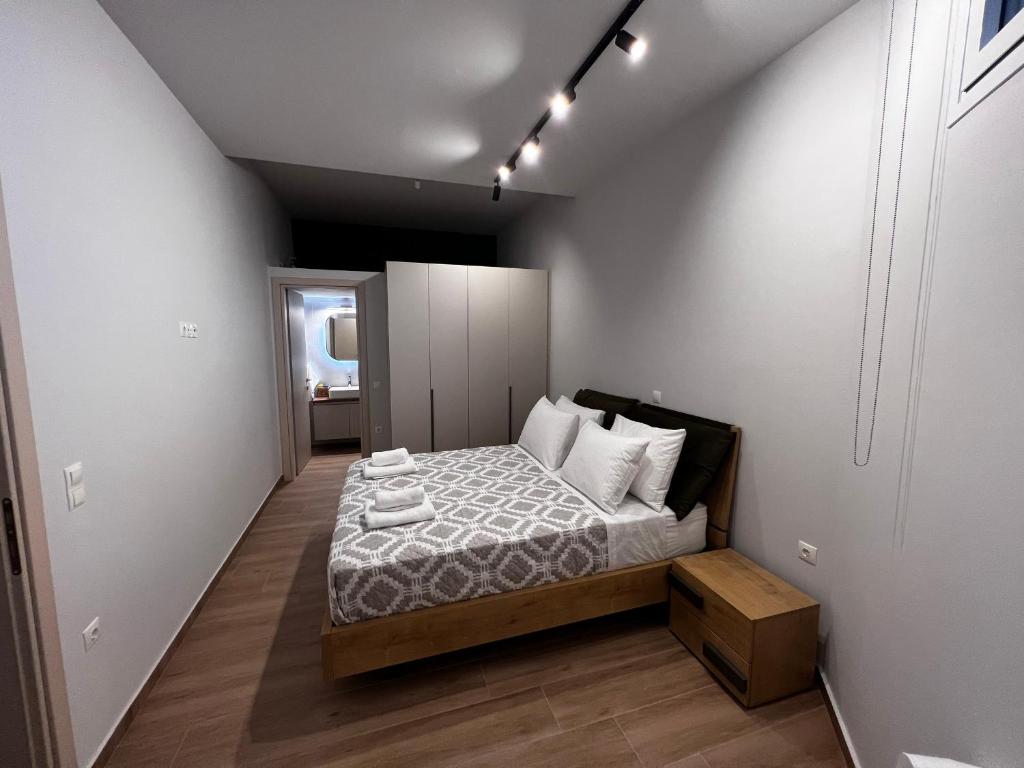 Postel nebo postele na pokoji v ubytování Elia Luxury Residence