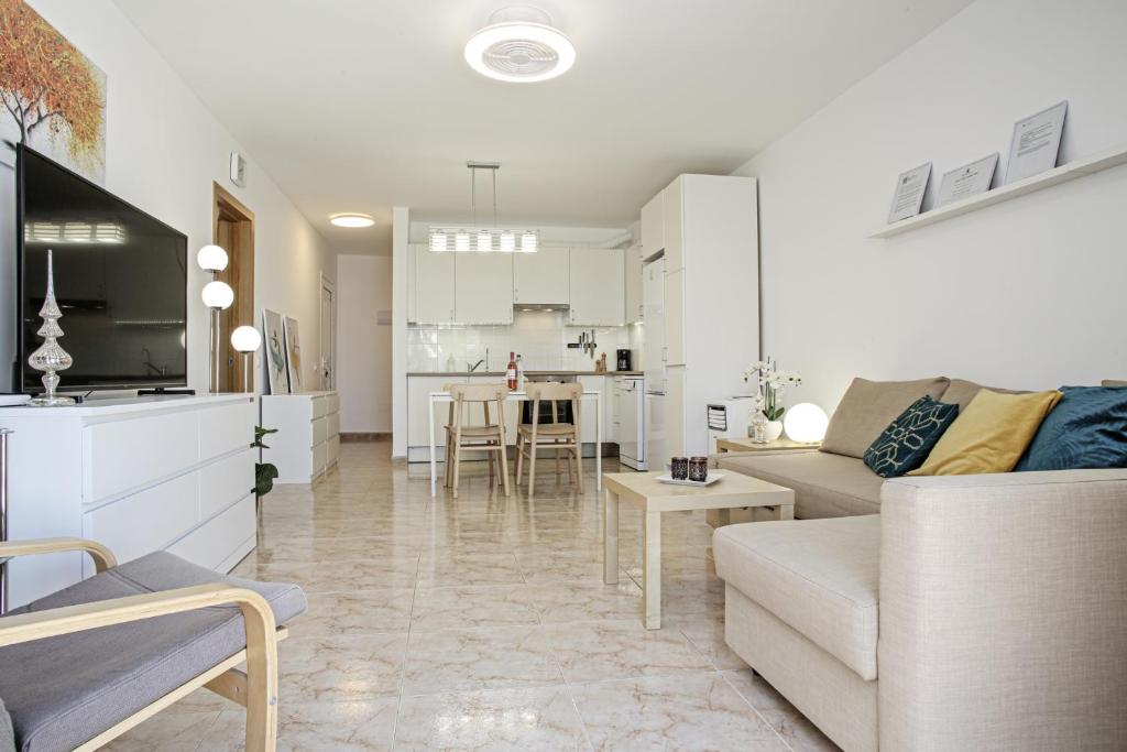 Kuchyň nebo kuchyňský kout v ubytování Sand Club Apartment 202