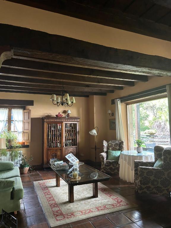Posezení v ubytování Posada San Pelayo