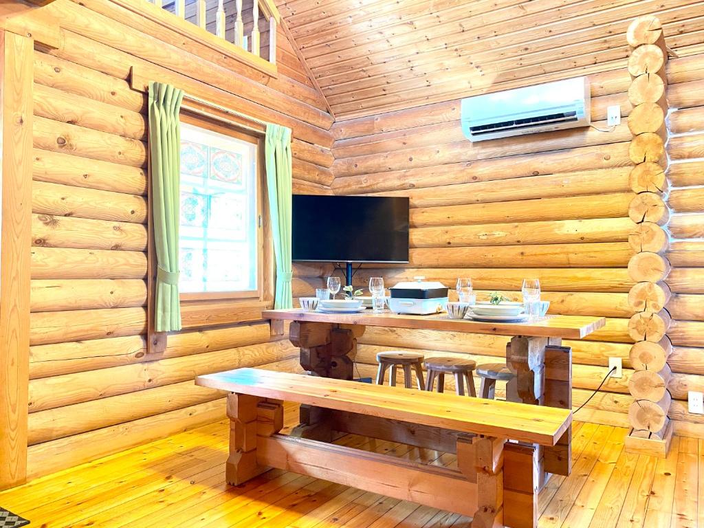 TV a/nebo společenská místnost v ubytování on a journey 千葉 九十九里