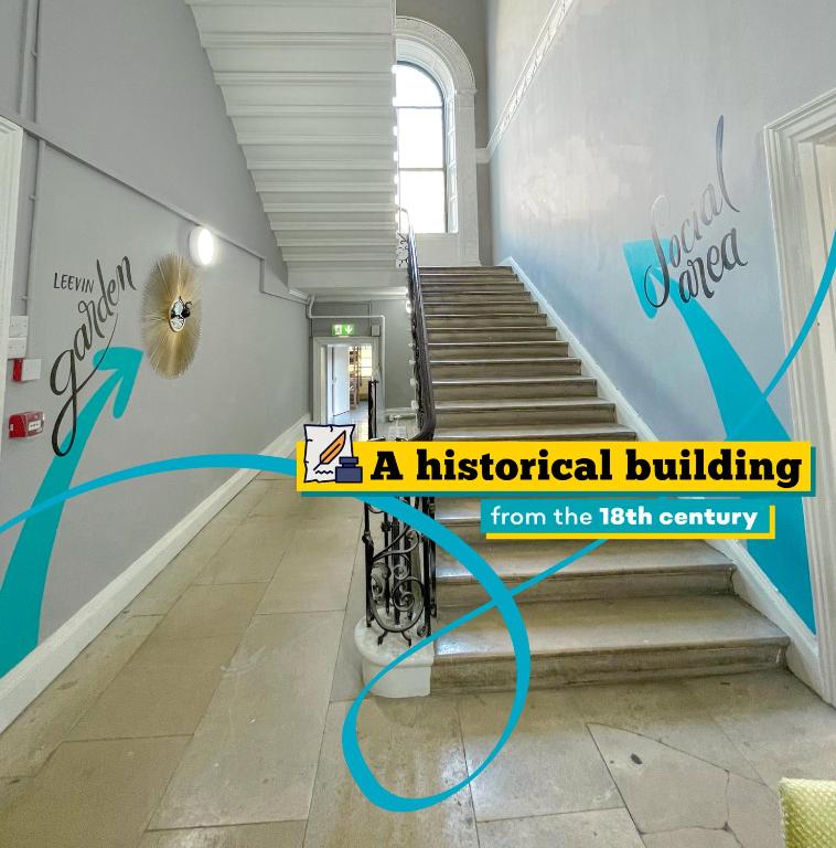 Půdorys ubytování Leevin Hostel George