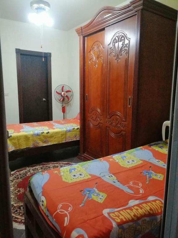 Letto o letti in una camera di MASR Chalet - Porto Matrouh
