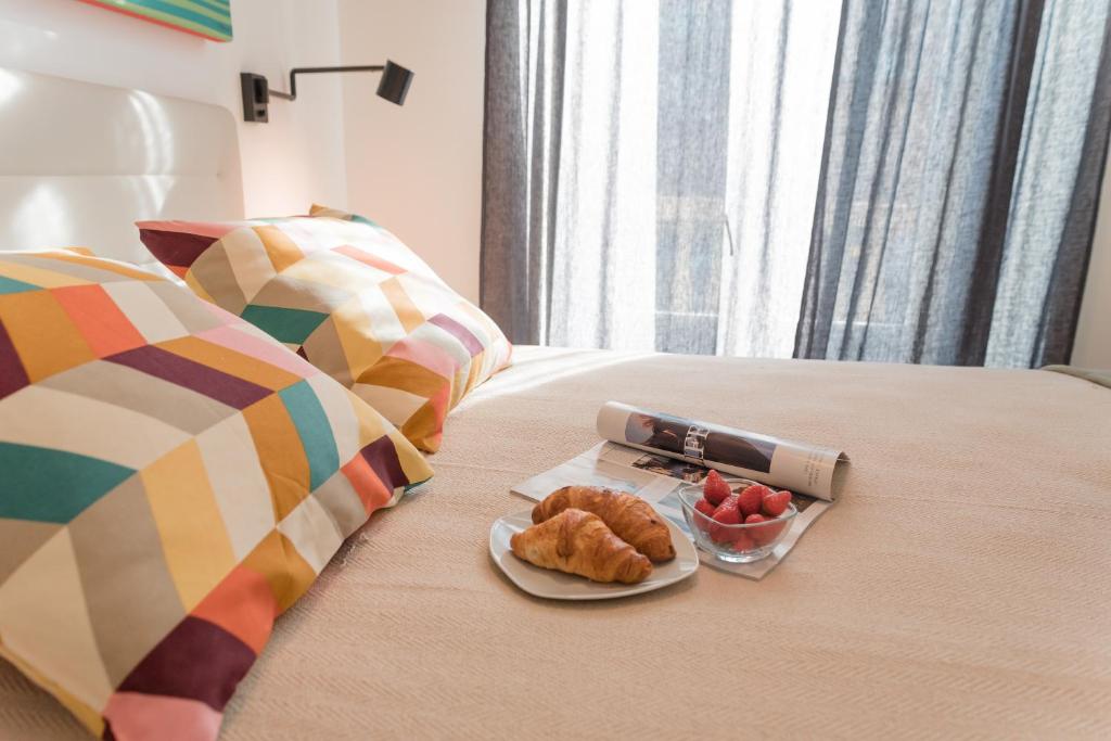 Posteľ alebo postele v izbe v ubytovaní City Life Rijeka