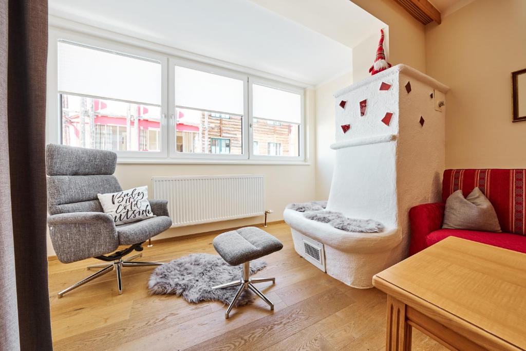 Posezení v ubytování Hotel Gamsleiten