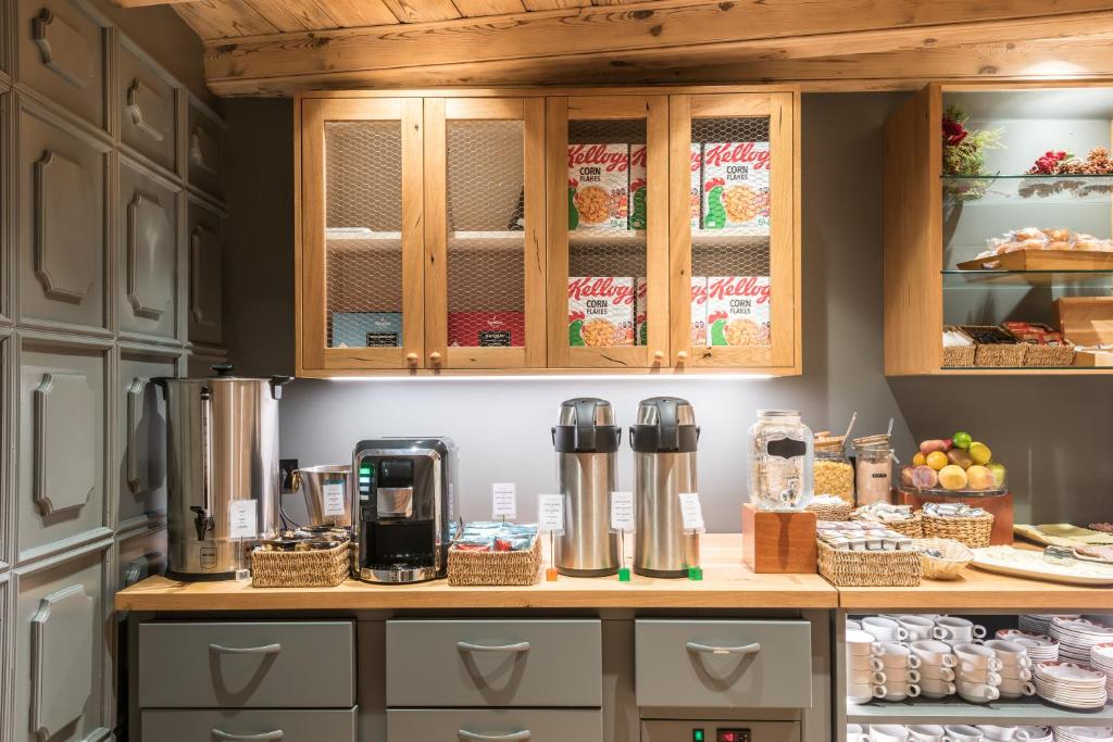 A cozinha ou kitchenette de Riu Nere Mountain Hotel