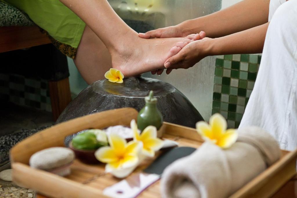 Lázně a/nebo wellness v ubytování Rama Garden Hotel Bali