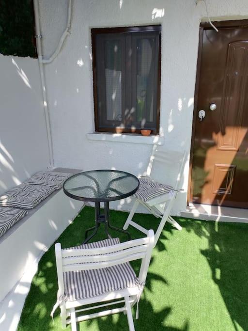 Balkón nebo terasa v ubytování AFRODITE